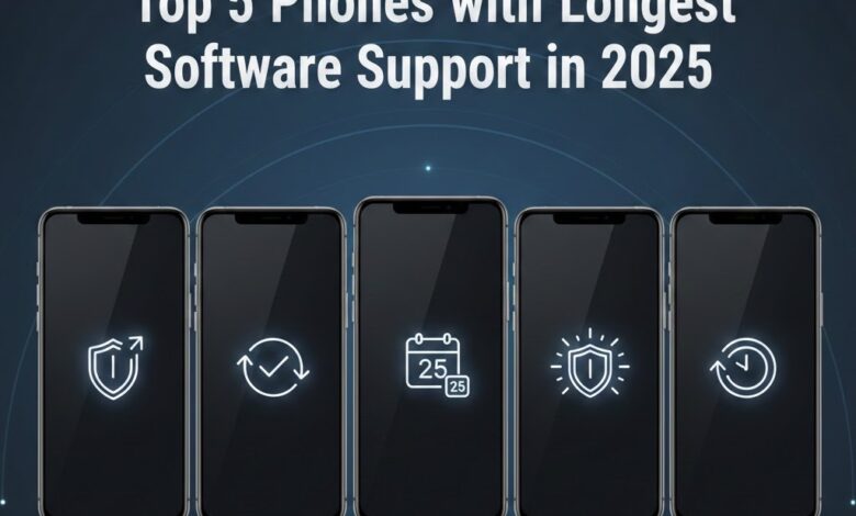Top 5 mobiles with oftware support